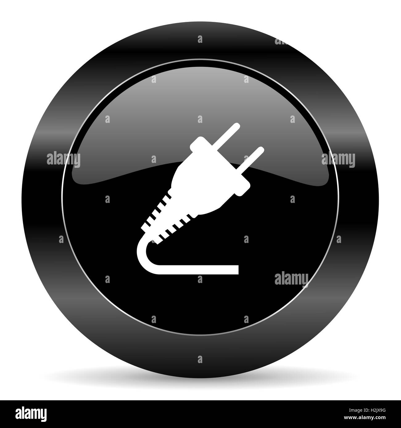 stecken Sie Symbol Stockfoto