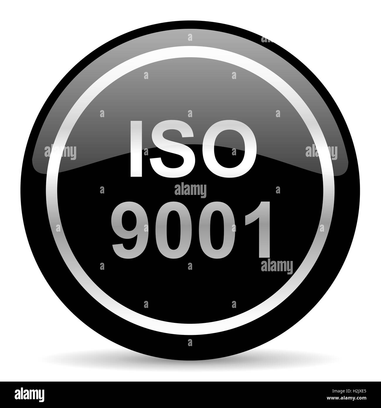 ISO 9001 Stockfoto