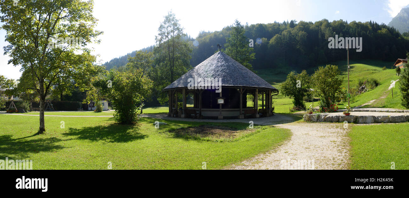 Bayern Nationalpark Berchtesgaden Ramsau Berg Kurgarten Europa Deutschland Stockfoto