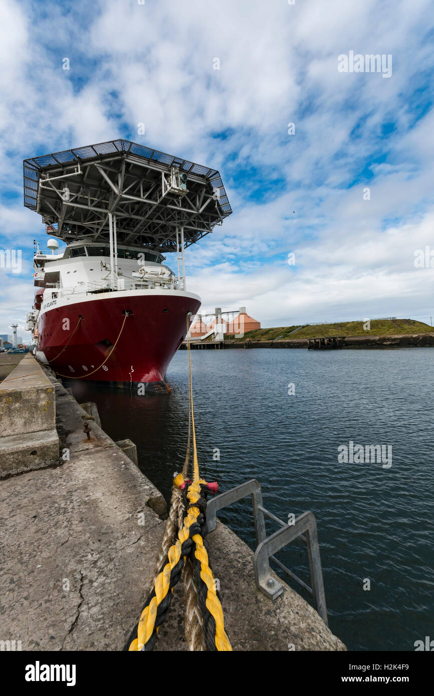 Offshore-Support Vessel Stockfoto