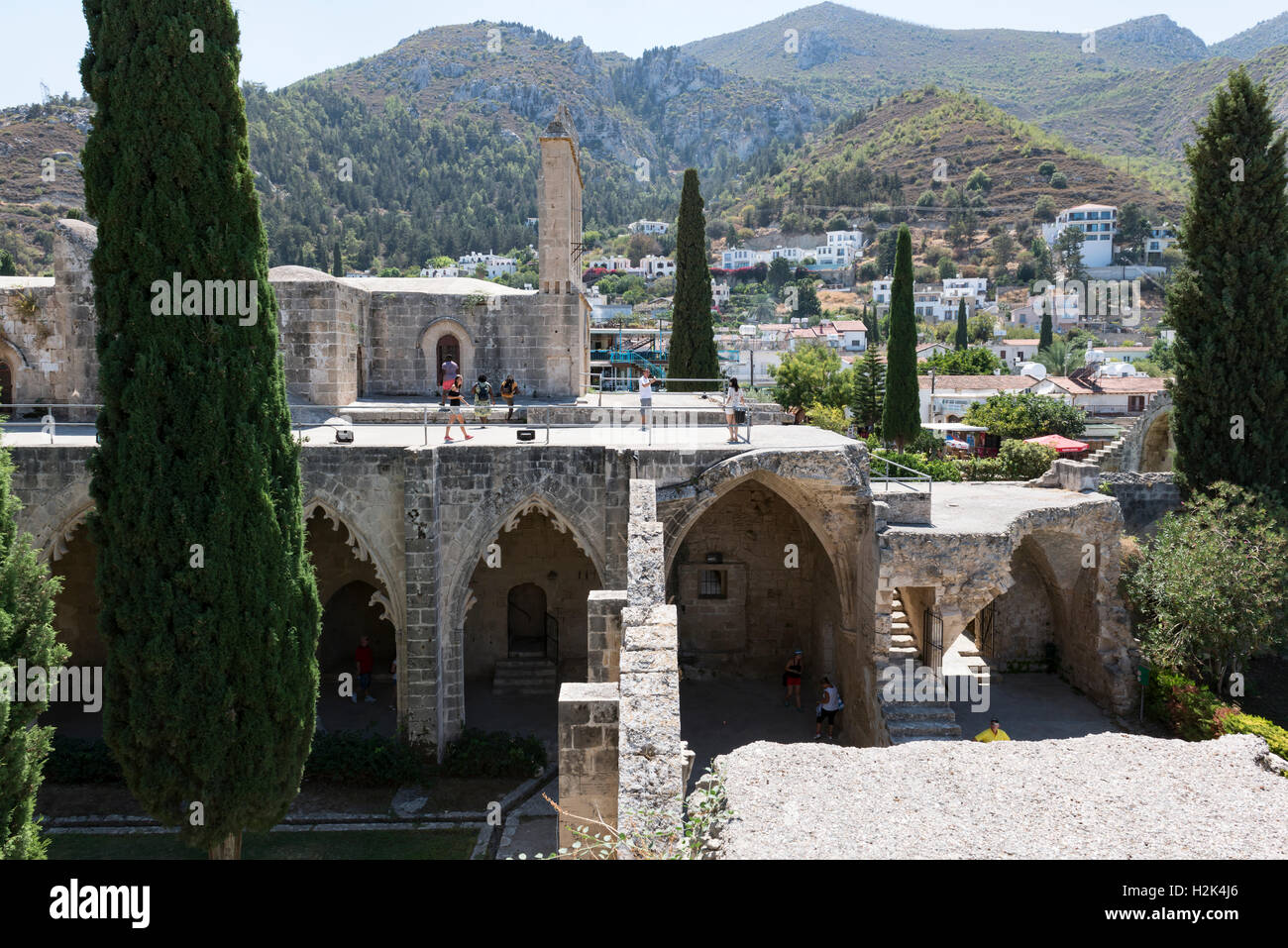 Bellapais Abtei, Nord-Zypern Stockfoto