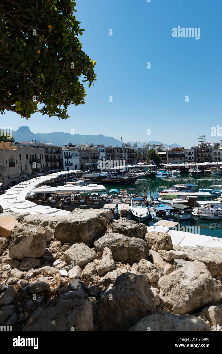Hafen von Kyrenia, Nordzypern Stockfoto