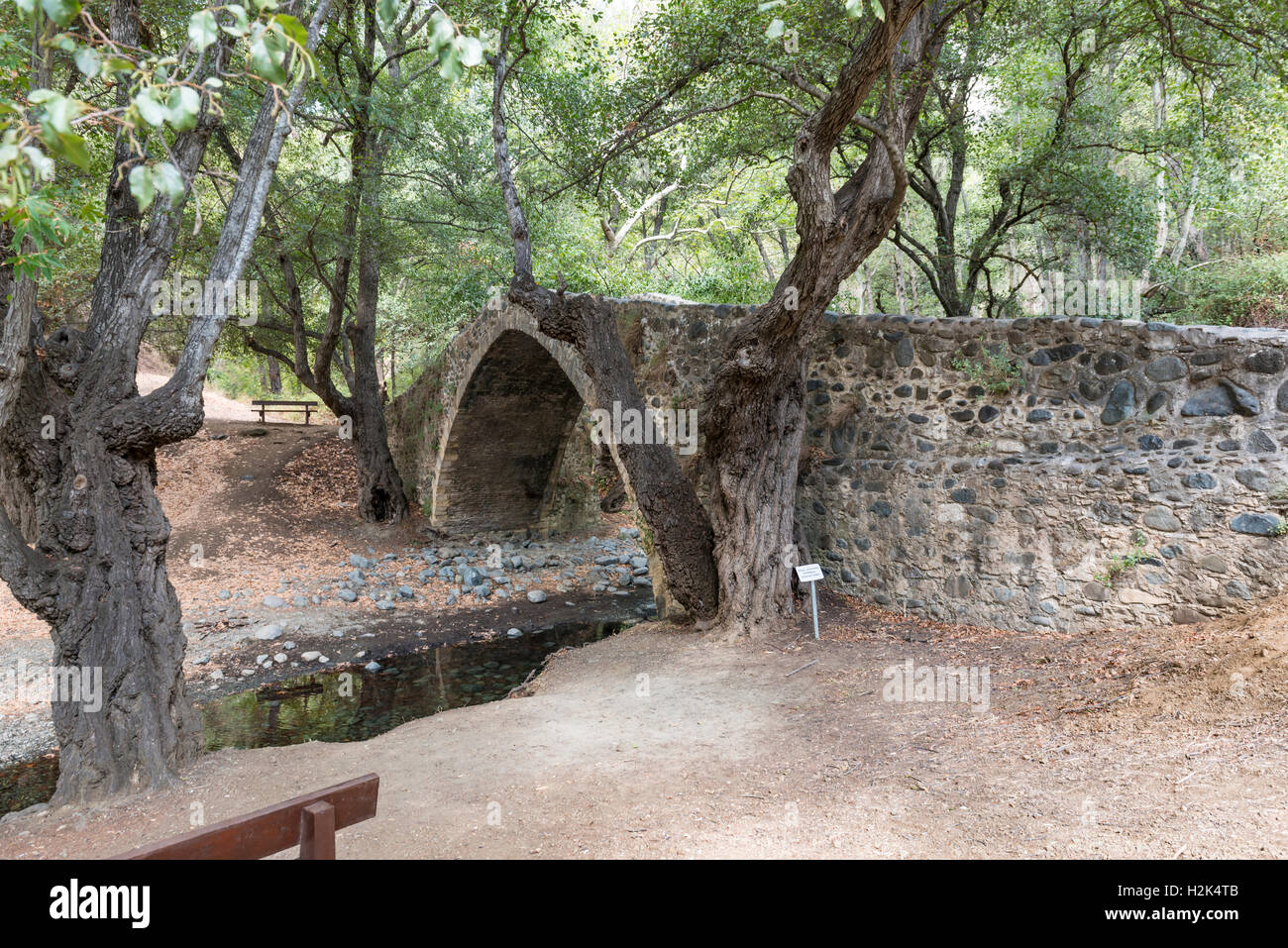 Tzielefos Brücke, Zypern Stockfoto