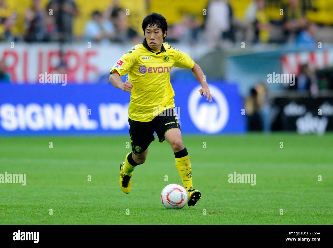 Fussball-Bundesliga, professionelle Verein-Fußball-Liga in Deutschland, Saison 2010-2011, 1. Match der Runde, Borussia Stockfoto