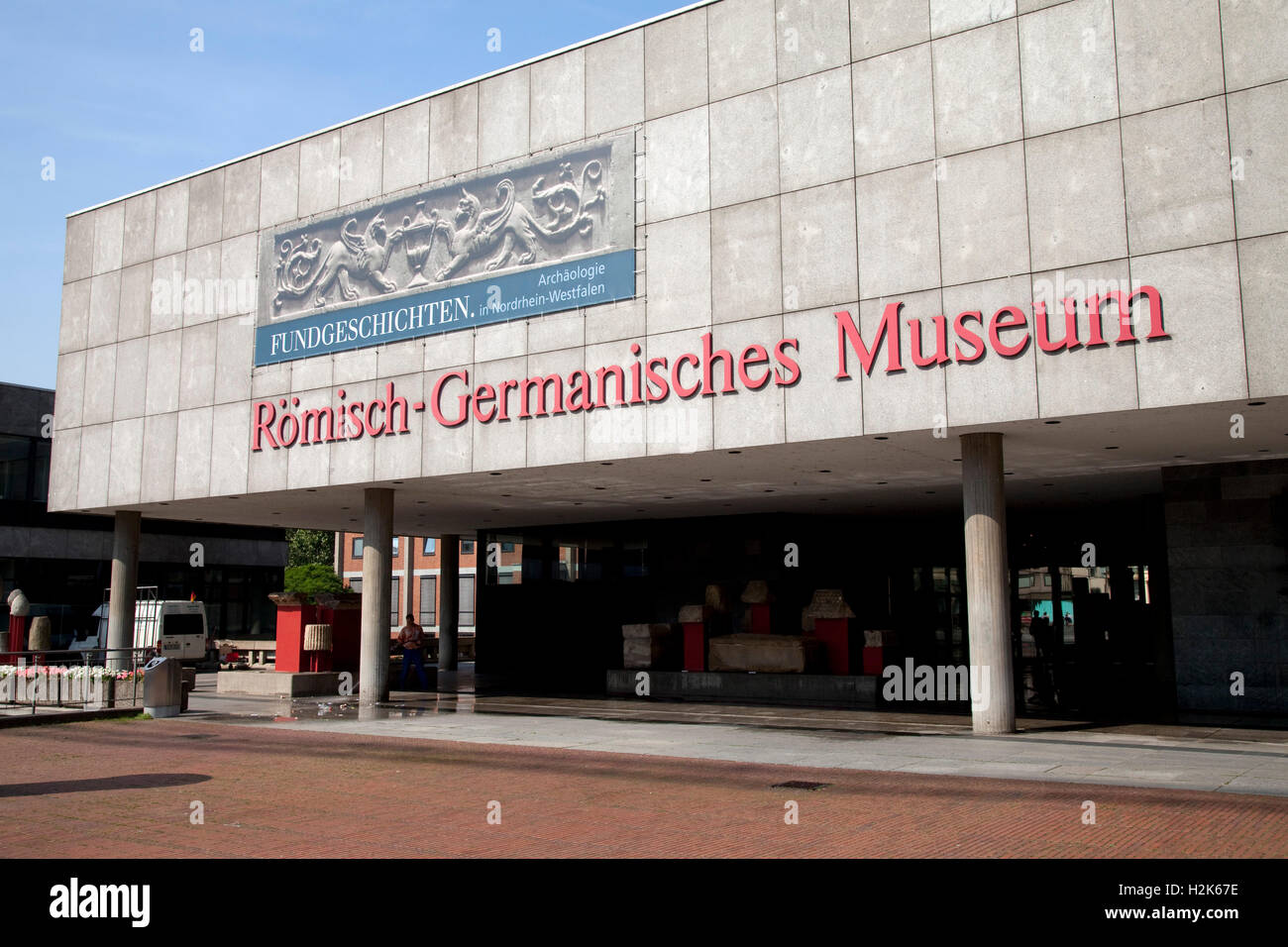 Römisch-germanischen Museum, Köln, Nordrhein-Westfalen Stockfoto