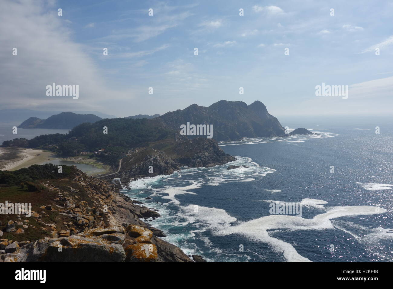 Cíes-Inseln, Vigo, Spanien Stockfoto