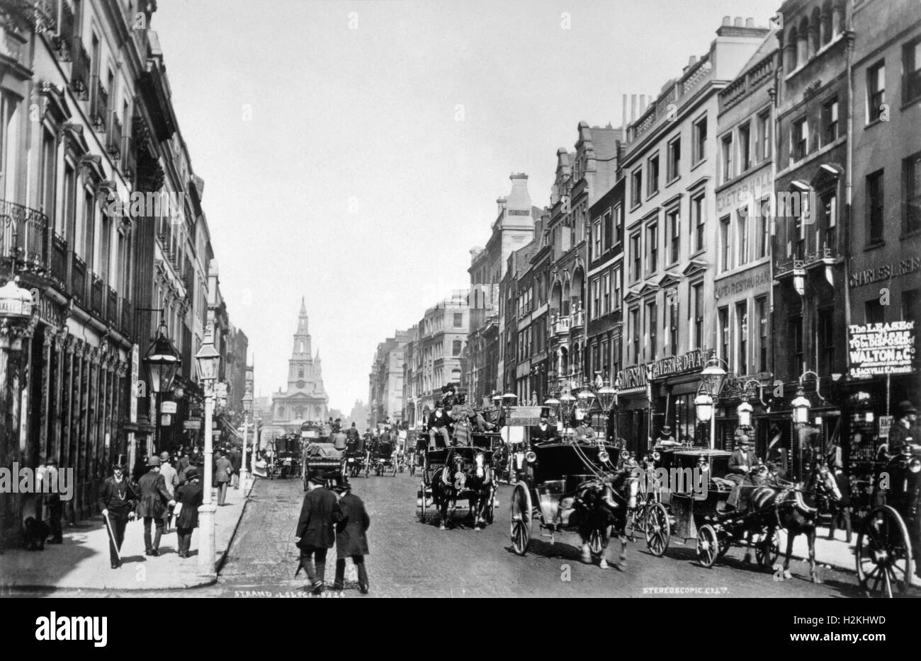 Fotografie - ein London - 1884 Stockfoto