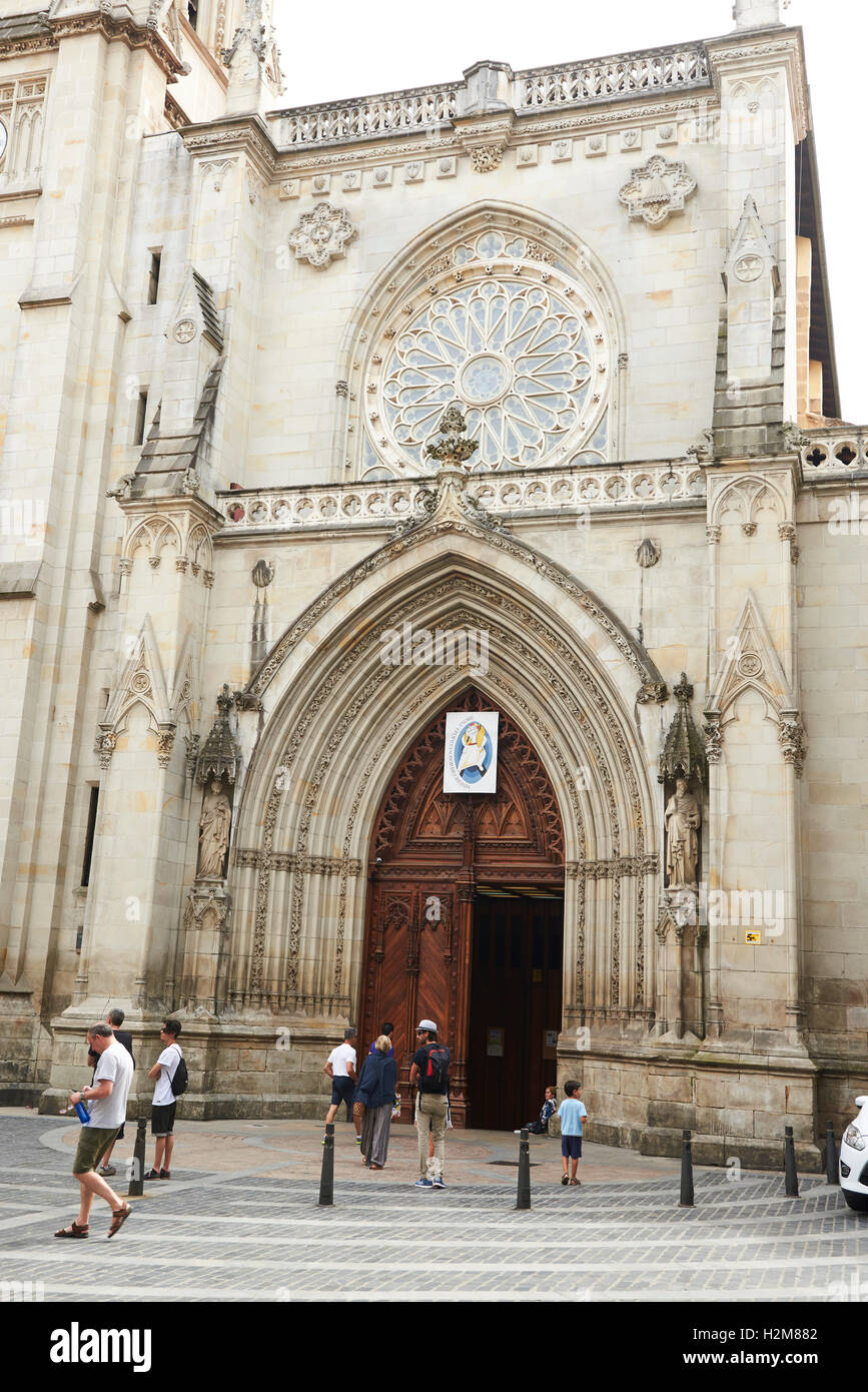 Catedral Basílica de Santiago, Bilbao, Vizcaya, Baskenland, Euskadi, Euskal Herria, Spanien, Europa Stockfoto