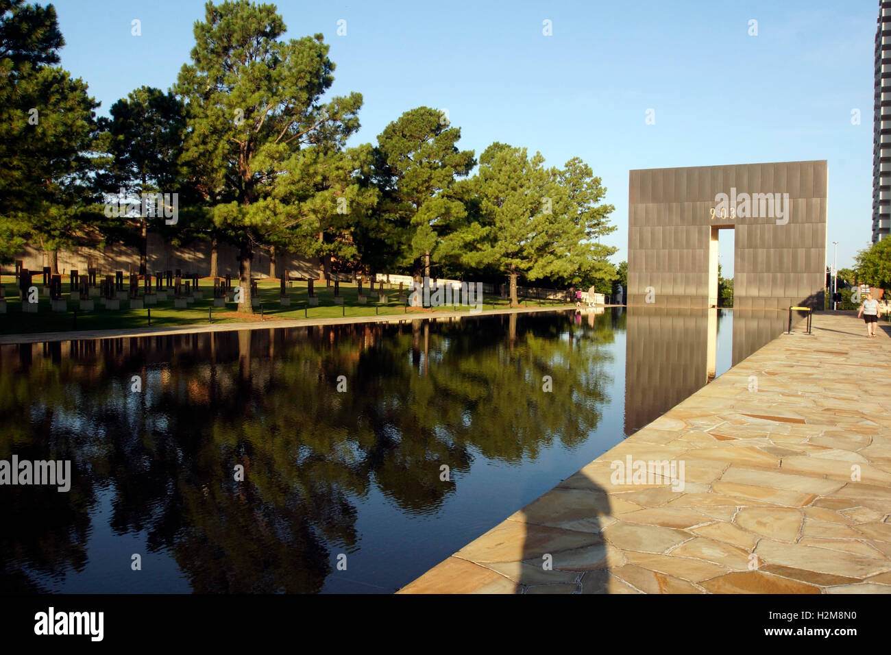 Oklahoma City Bombing Memorial Stockfoto