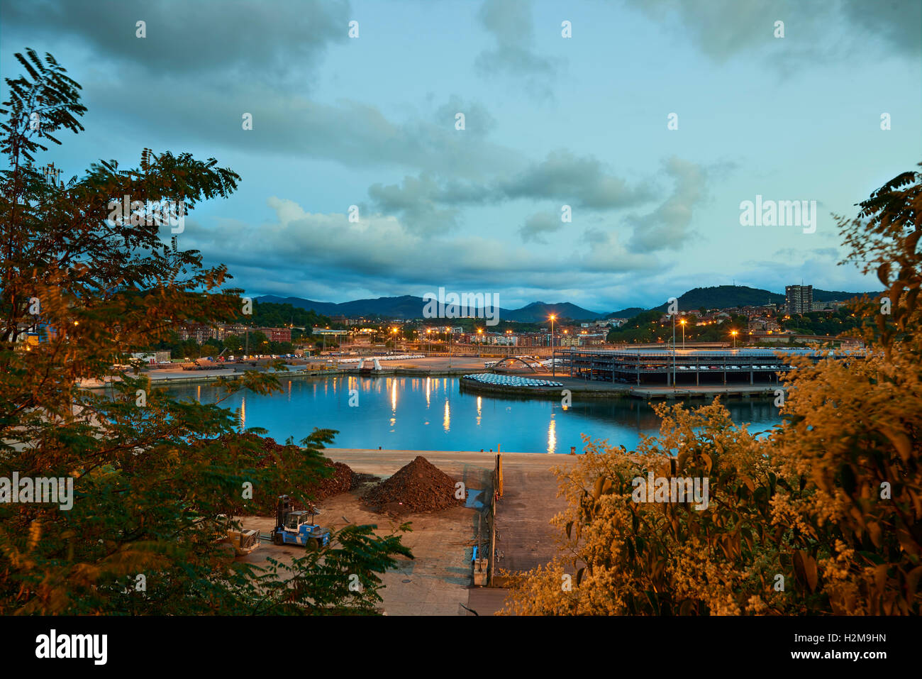 Hafen von Pasajes, Guipuzcoa, Baskenland, Euskadi, Euskal Herria, Spanien, Europa Stockfoto