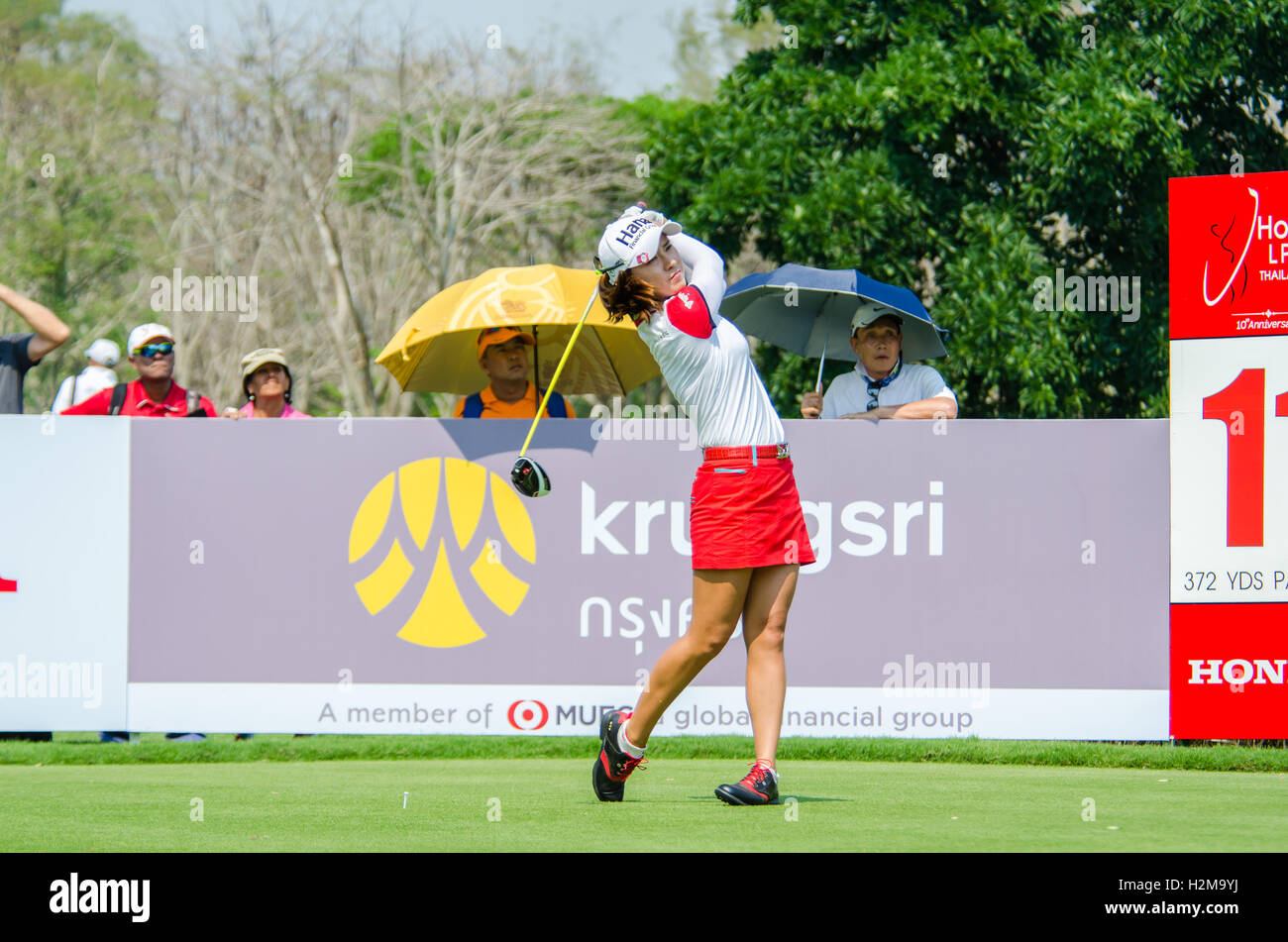 Hee Young Park von Südkorea in Honda LPGA Thailand 2016 Stockfoto