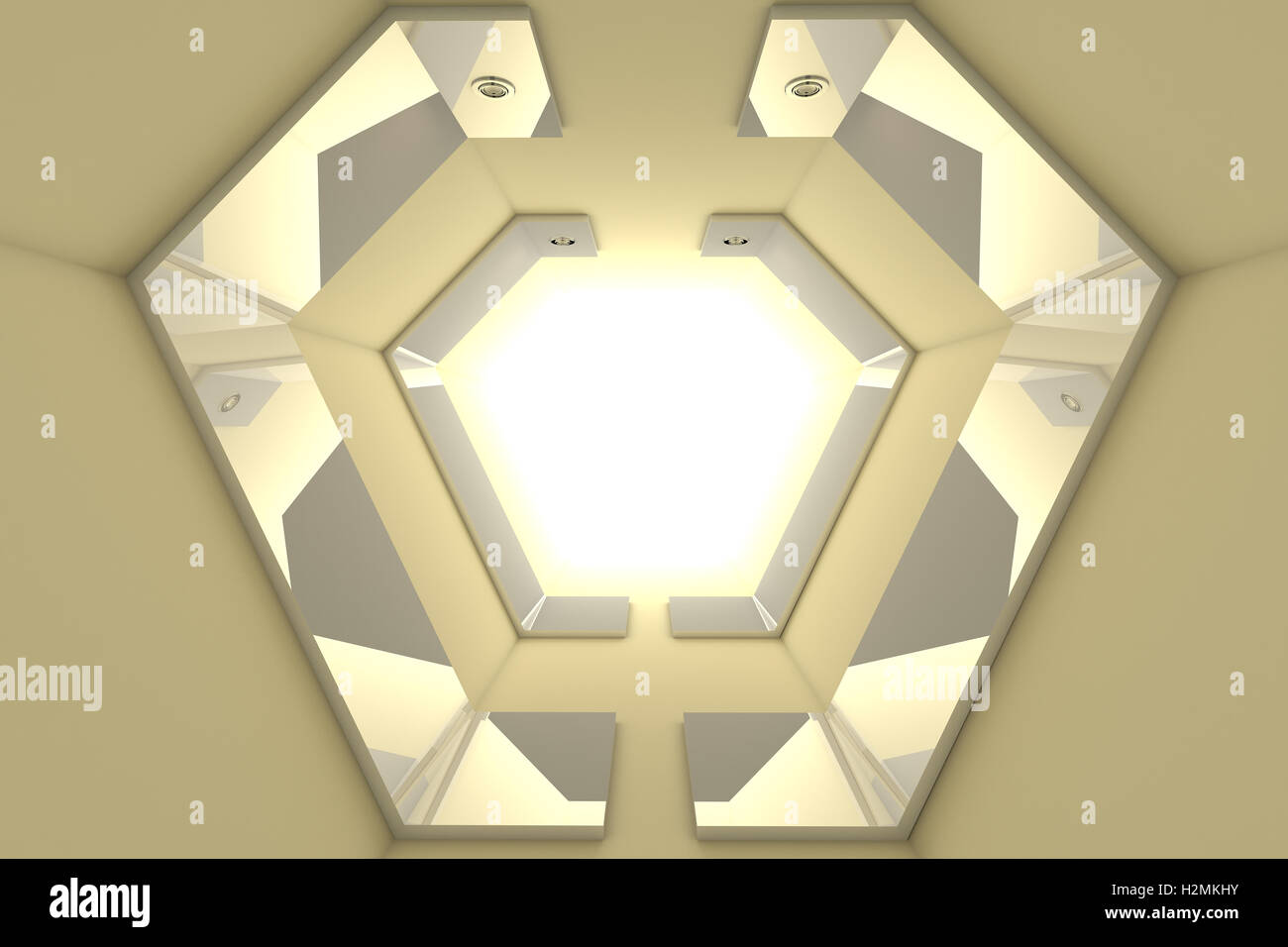 Abstrakte leeren Raum Stockfoto