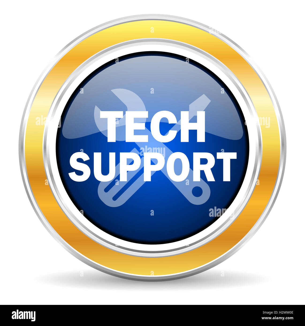 technischer Support-Symbol Stockfoto