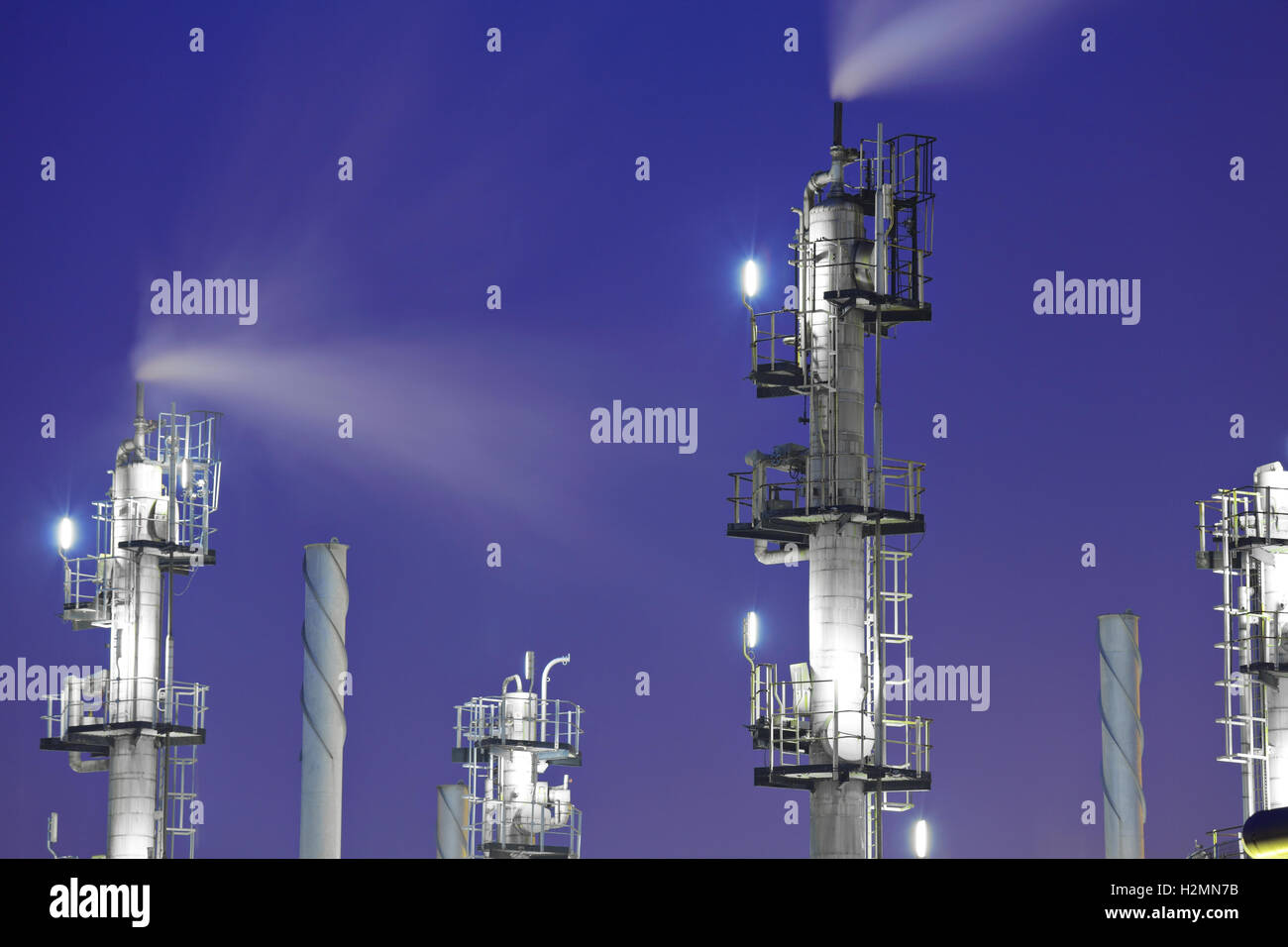 Industrial-Szene Stockfoto