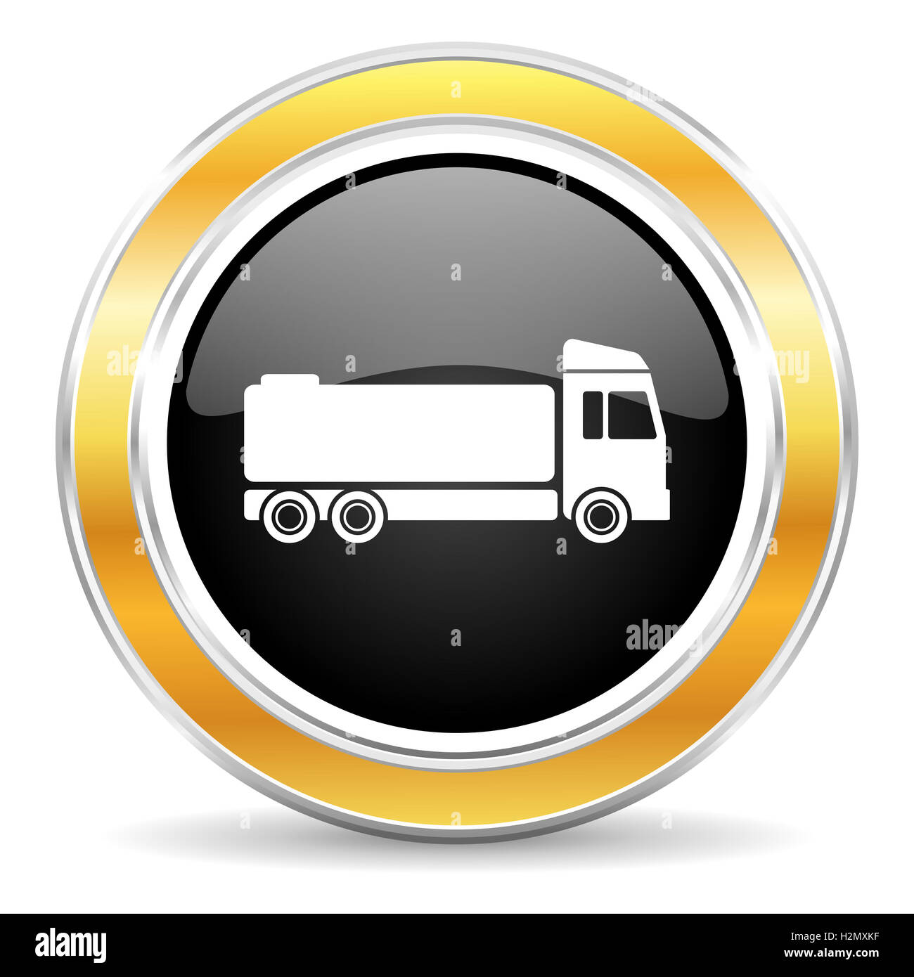 Lastwagen-Symbol Stockfoto