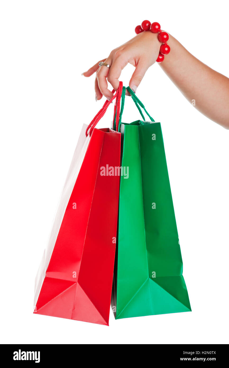 Weihnachts-Shopping Stockfoto