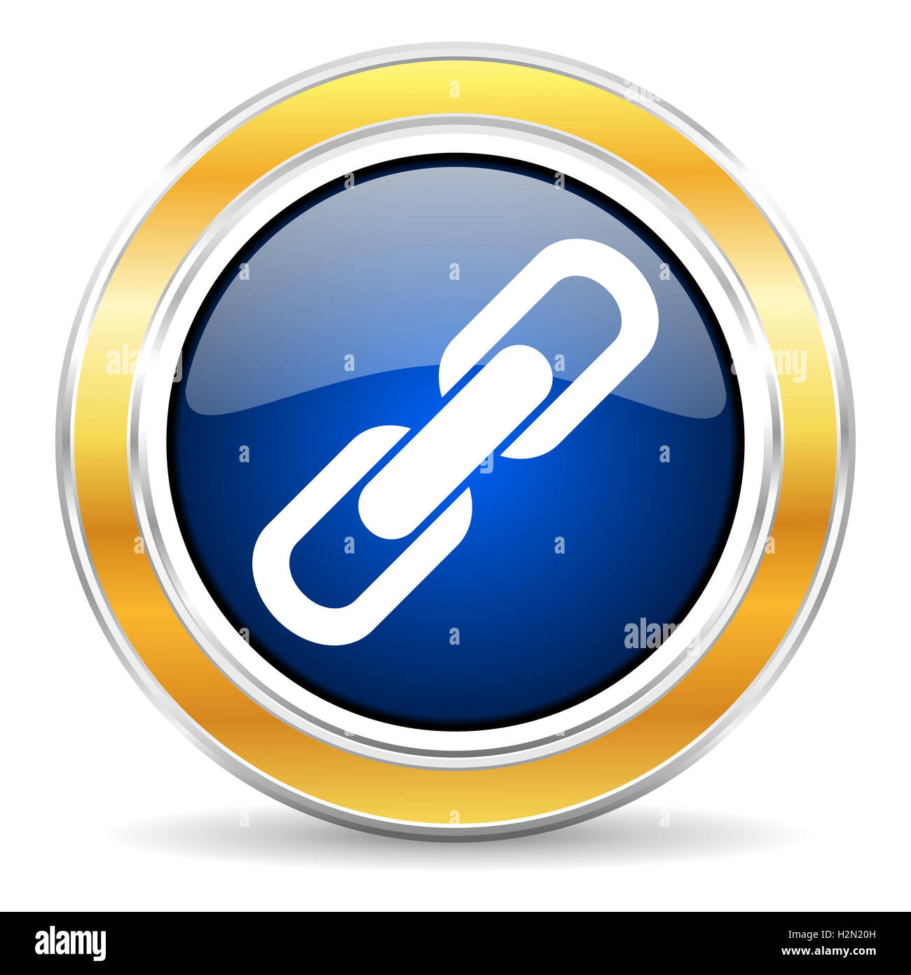 Link-Symbol Stockfoto