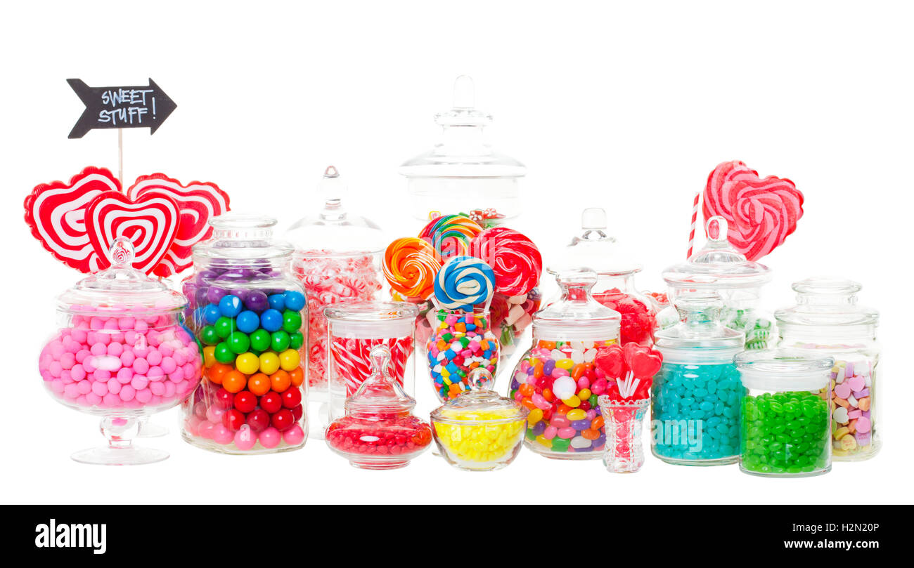 Candy Buffet Stockfoto