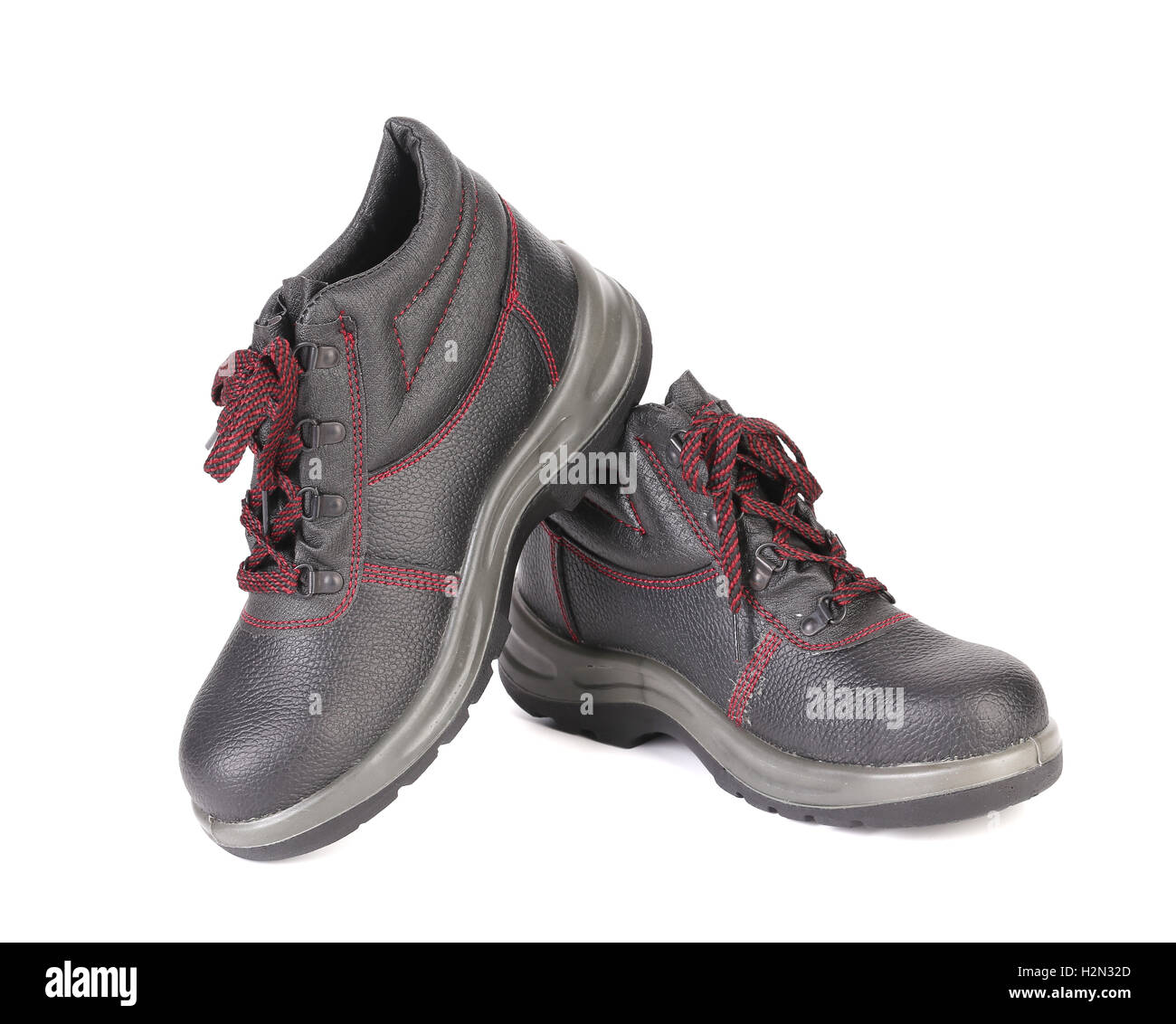 Herren Sport Lederschuhe. Stockfoto