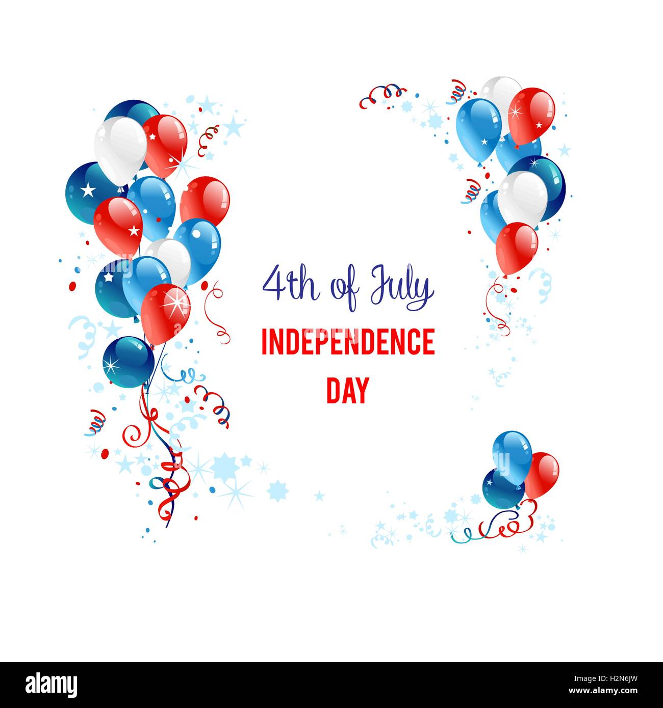 Independence Day-Hintergrund Stock Vektor