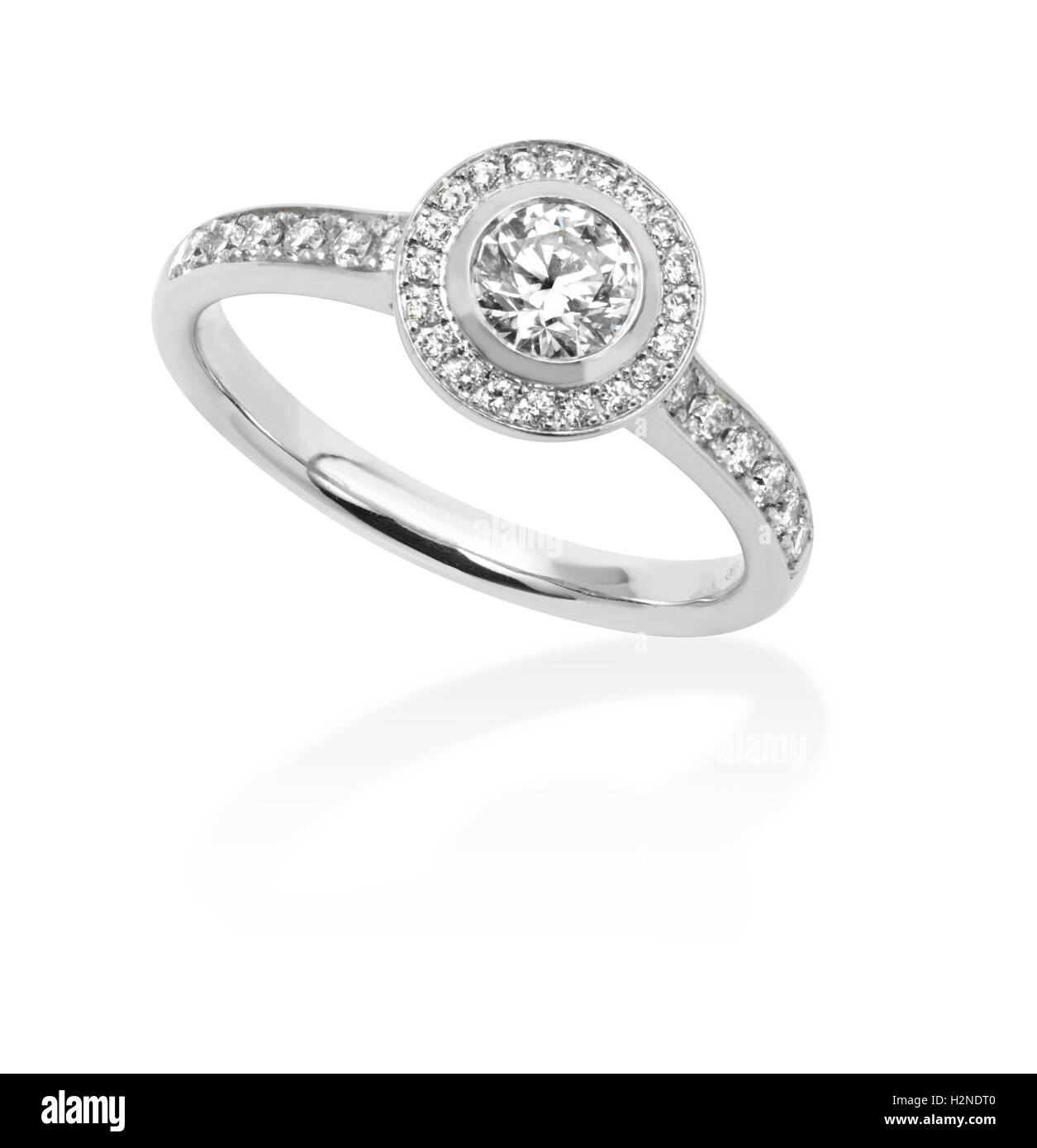 Diamant Ring set Stockfoto