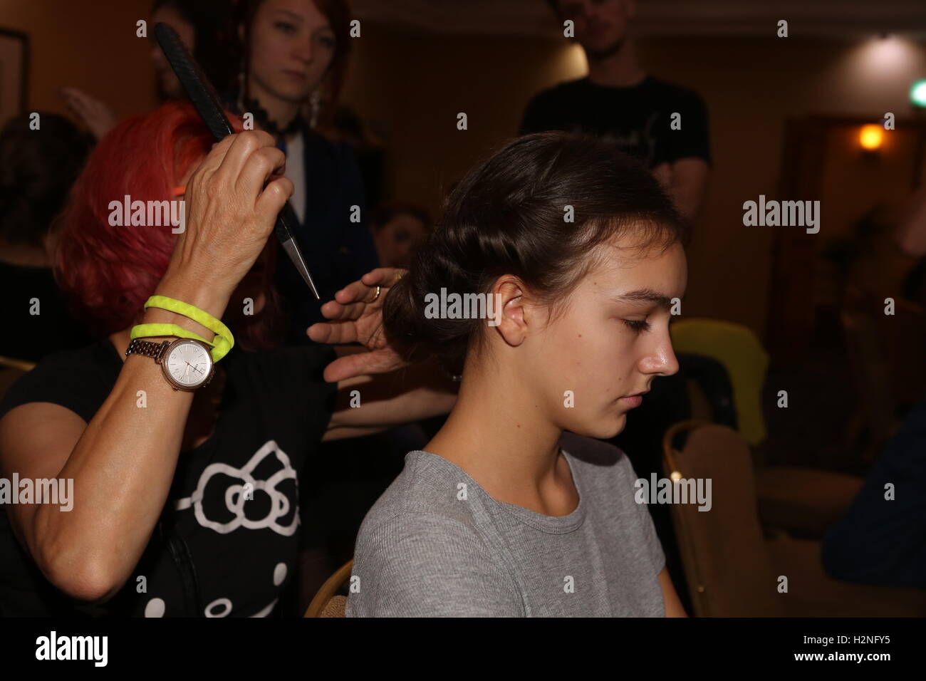 LONDON FASHIONWEEK... Stockfoto