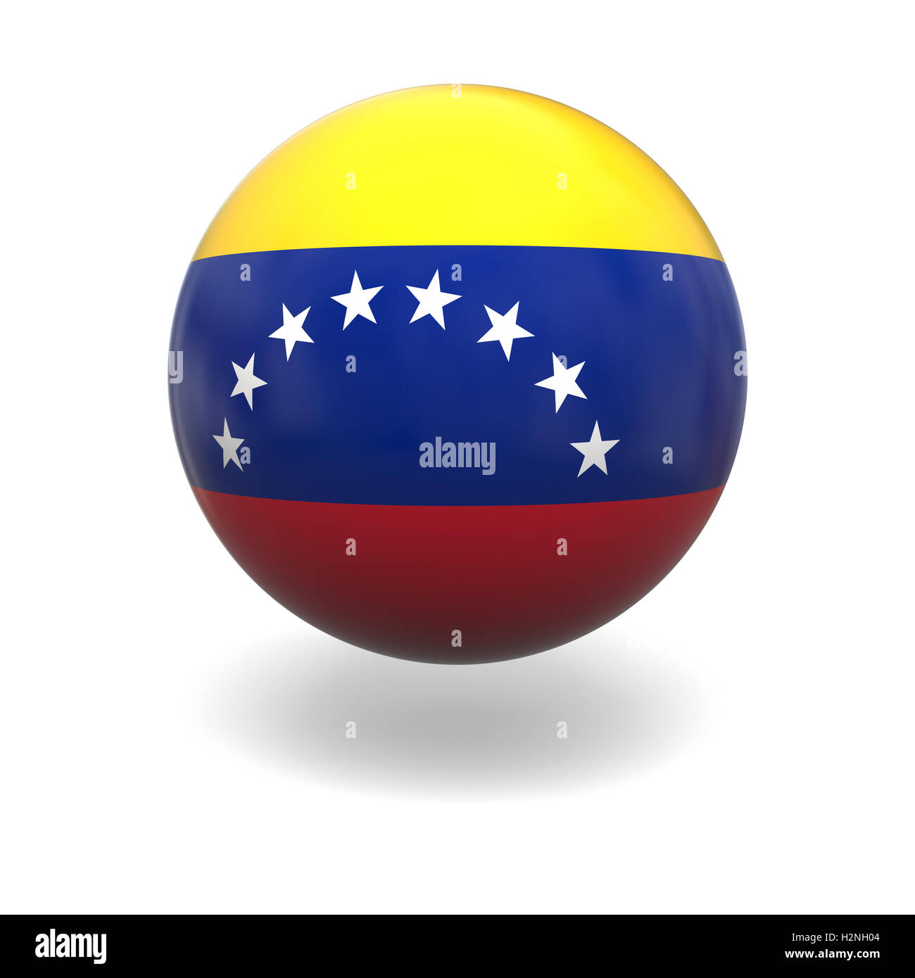 Venezolanische Fahne Stockfoto