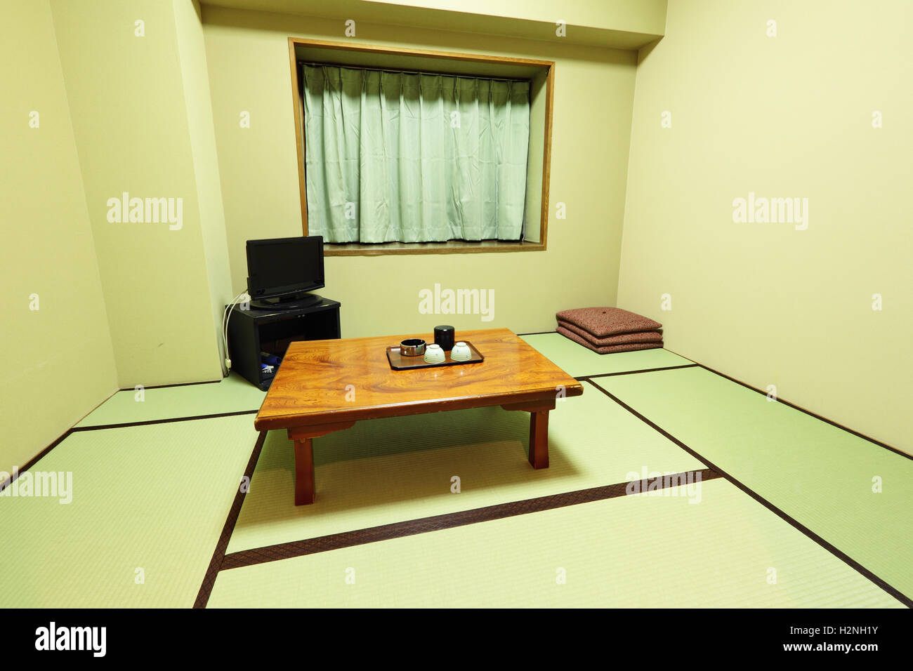 Innere des traditionellen japanischen Haus Stockfoto