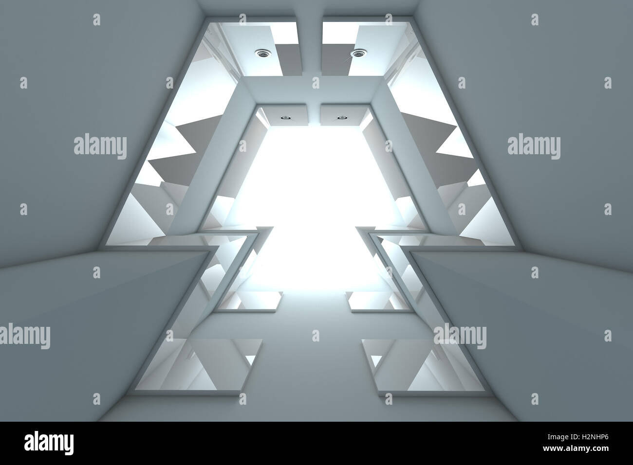 Abstrakte leeren Raum Stockfoto