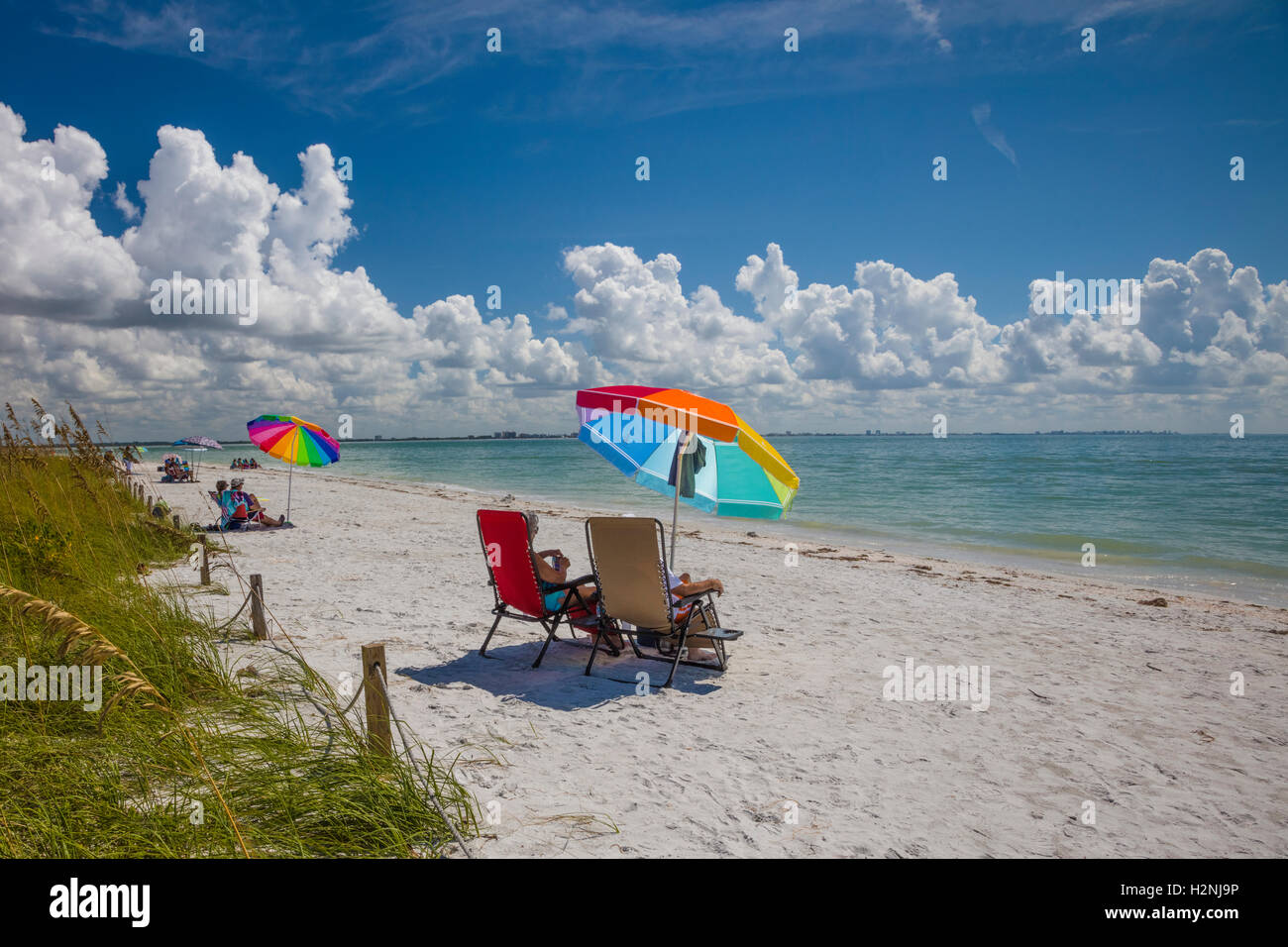 Lighthouse Beach auf Sanibel Island auf den Golf von Mexiko Südwestküste von Florida Stockfoto