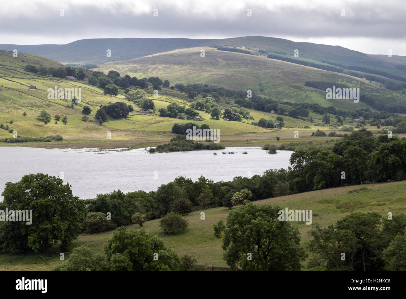 Semer Wasser- und Raydale in den Yorkshire Dales National park Stockfoto