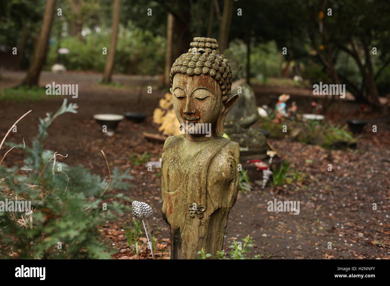 Thai Tempel Garten Stockfoto