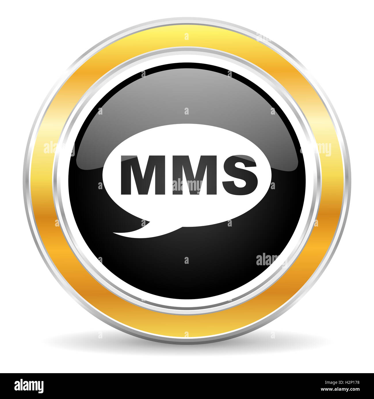 MMS-Symbol Stockfoto