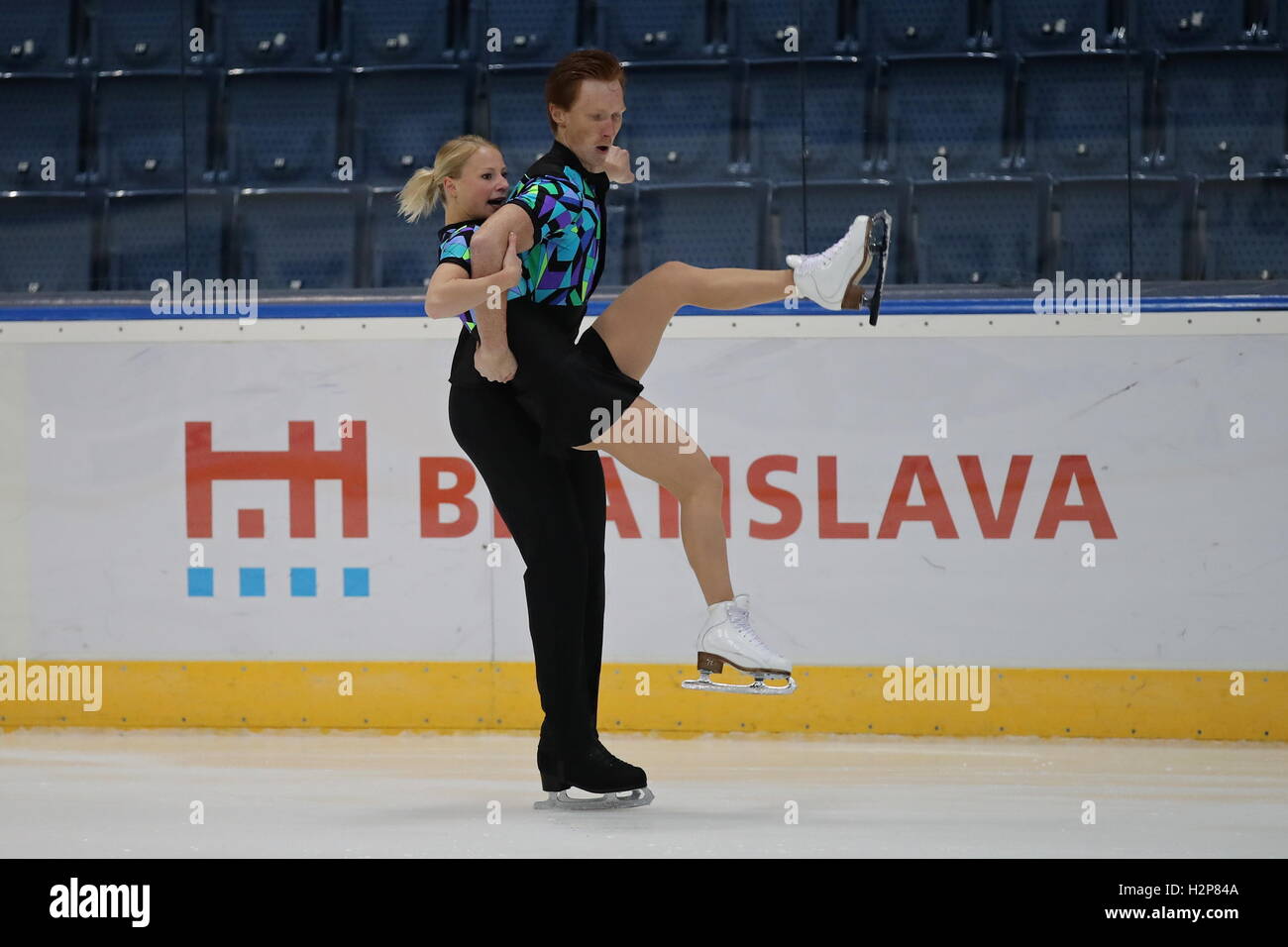 Evgenia Tarasova, Vladimir Morozov Stockfoto