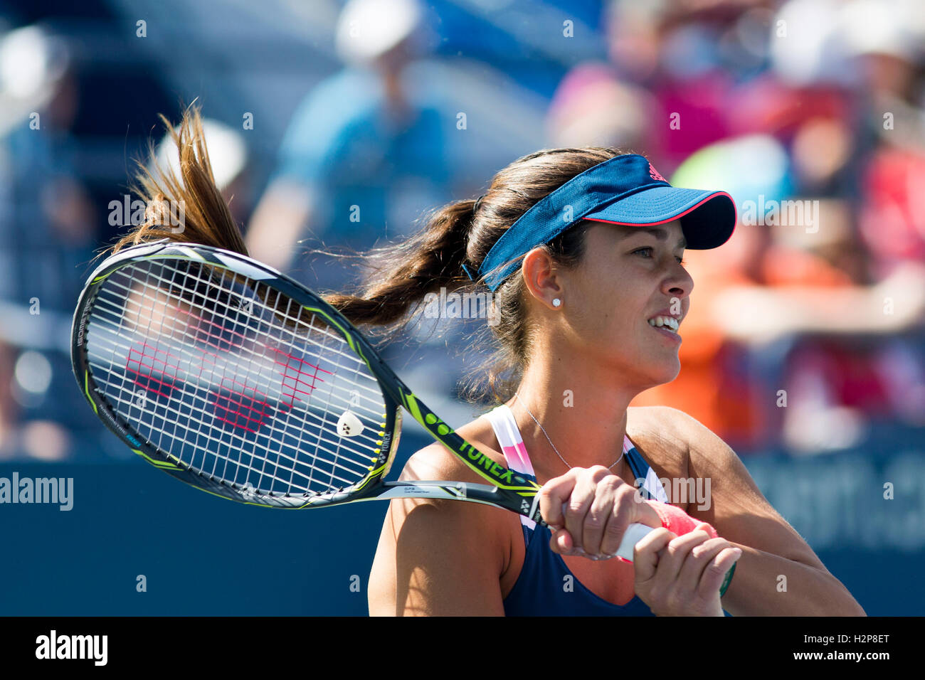 Ana Ivanovic (SRB) im Wettbewerb bei den US Open 2016 Stockfoto
