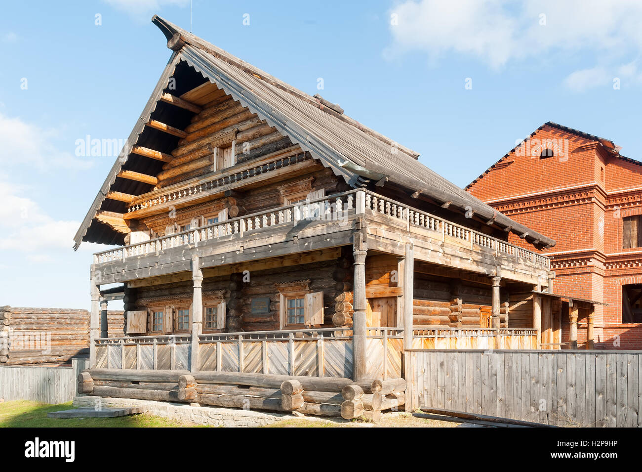 Museum der Holzarchitektur. Russland Stockfoto