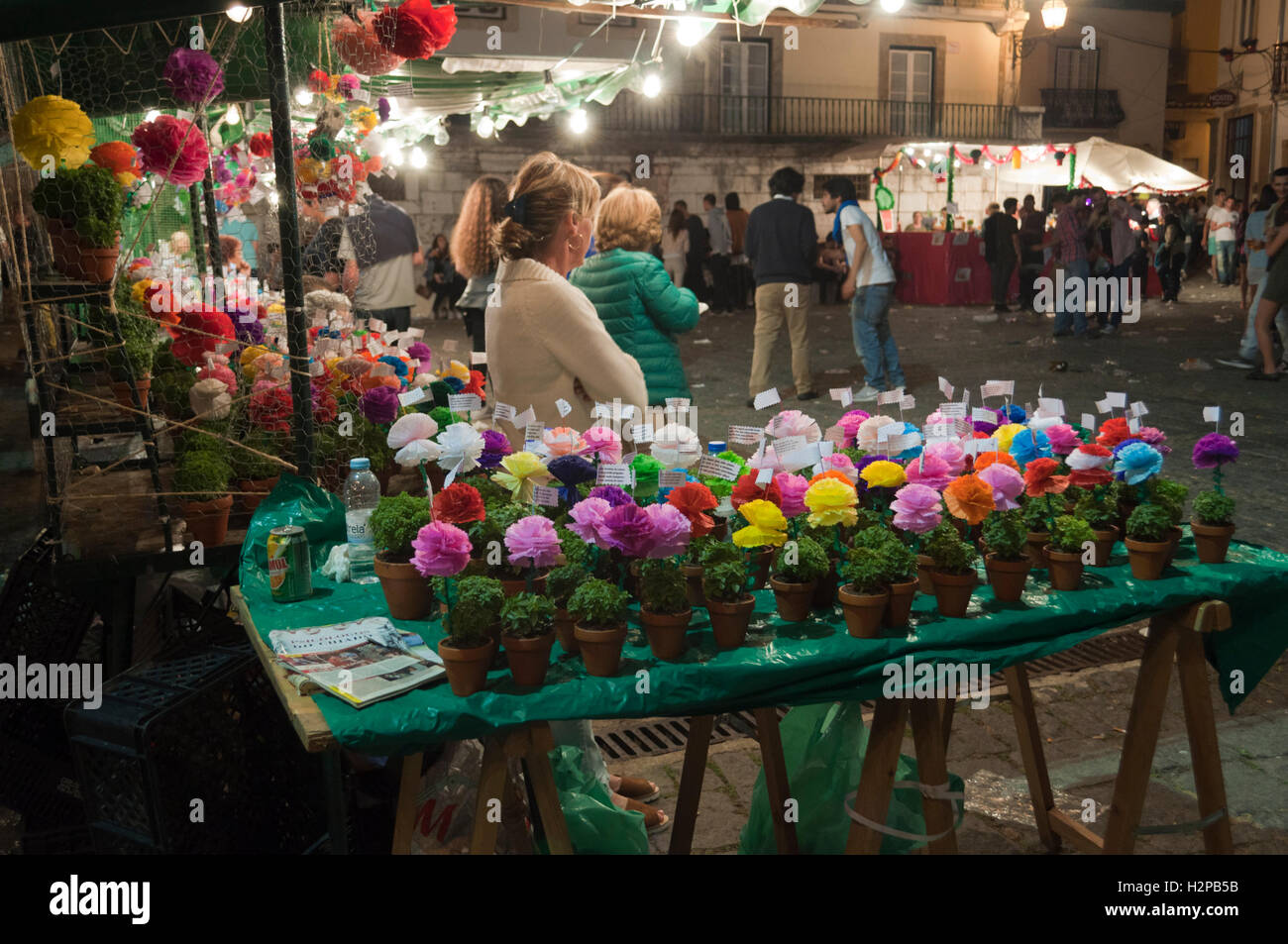 Das Festival Der Santos Populares Lissabon Stockfotografie Alamy