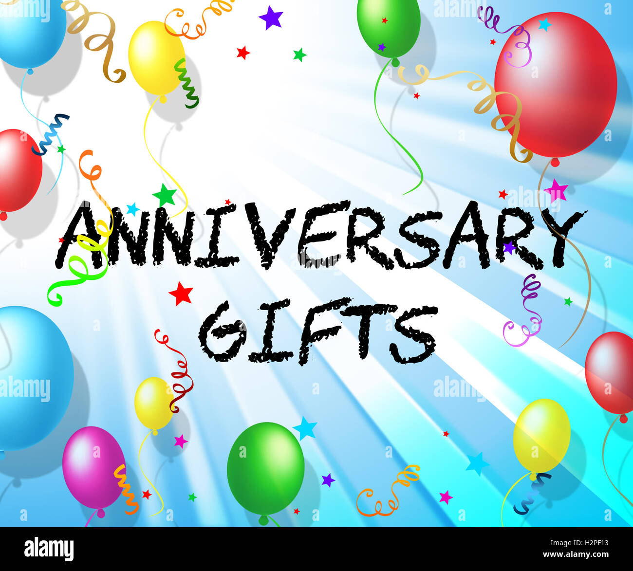 Jahrestag Geschenke dh Box Romantik und Heirat Stockfoto