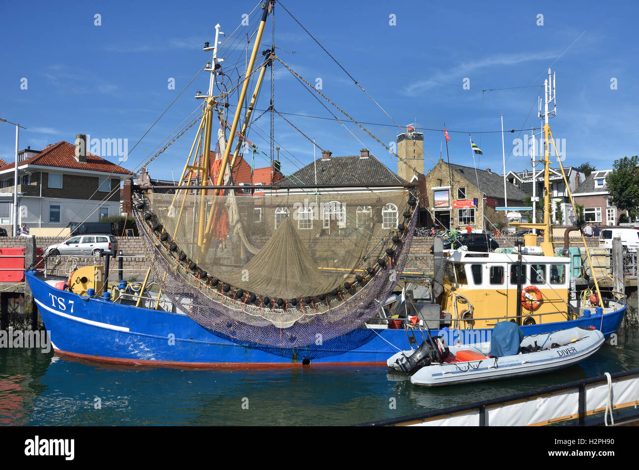 Terschelling Ebbe Flut fließen Meer Strandküste Niederlande Stockfoto