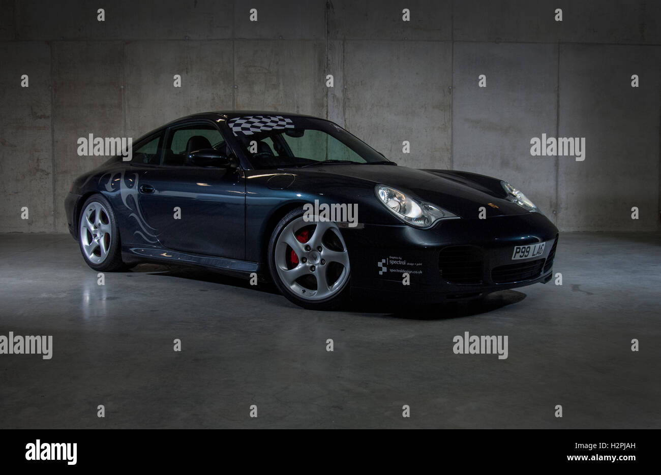 Porsche 996 911 Sportwagen zu gestalten Stockfoto