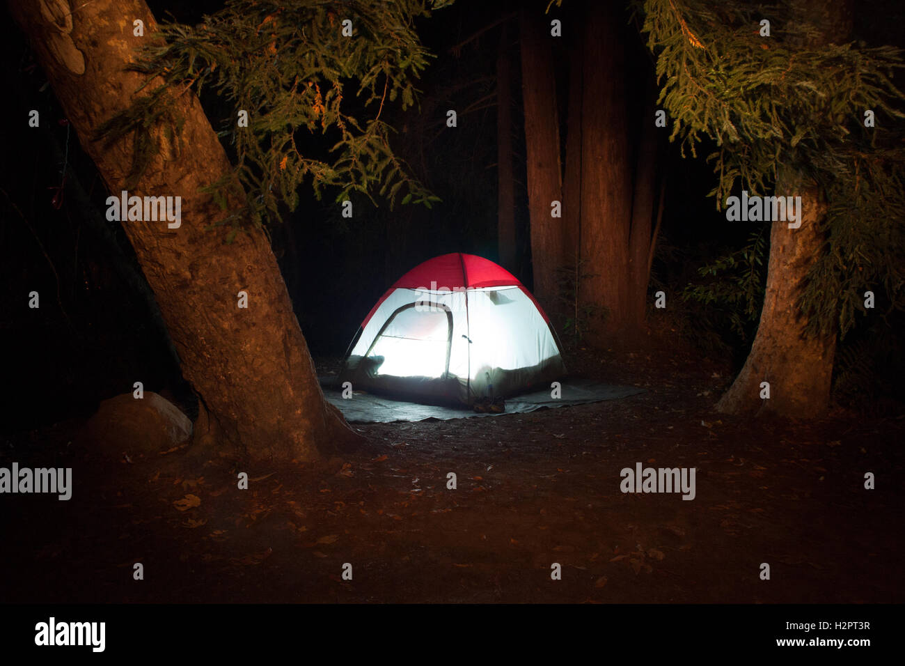 Camping Zelt Stockfoto