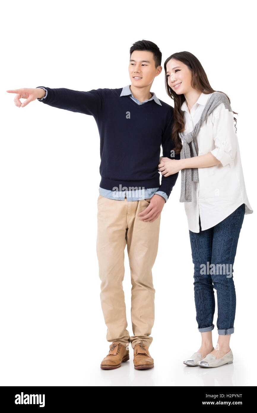 Junge attraktive asiatische paar Stockfoto