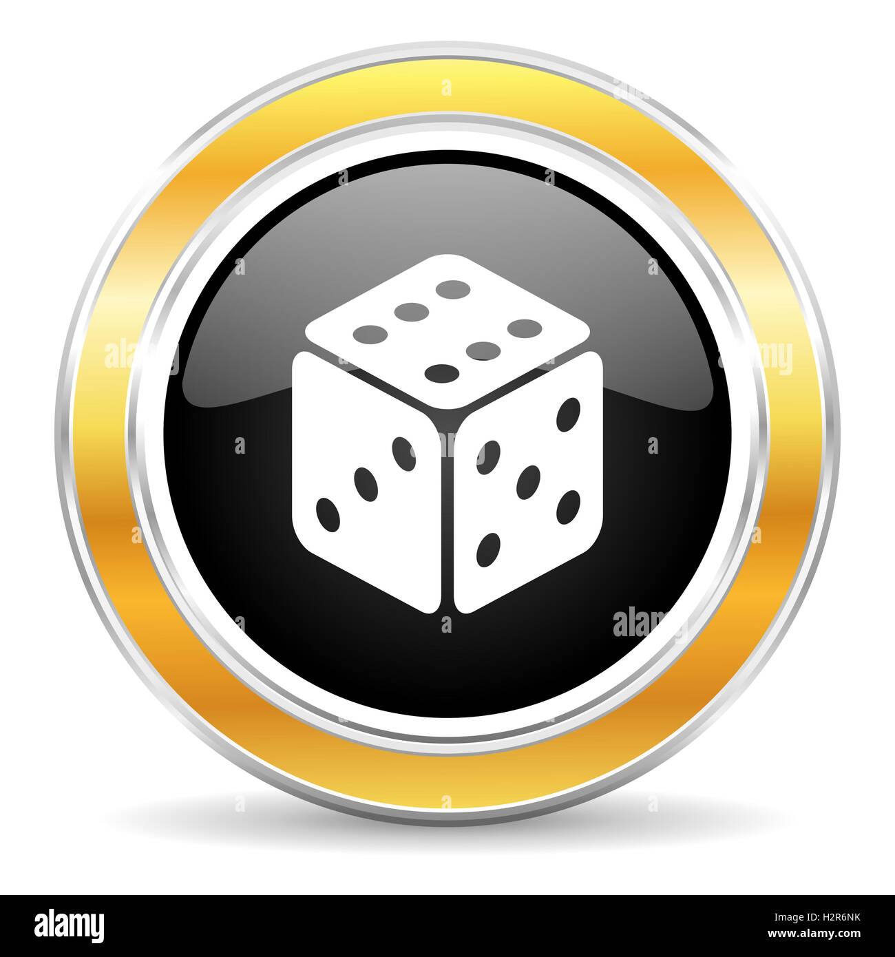 Spiel-Symbol Stockfoto