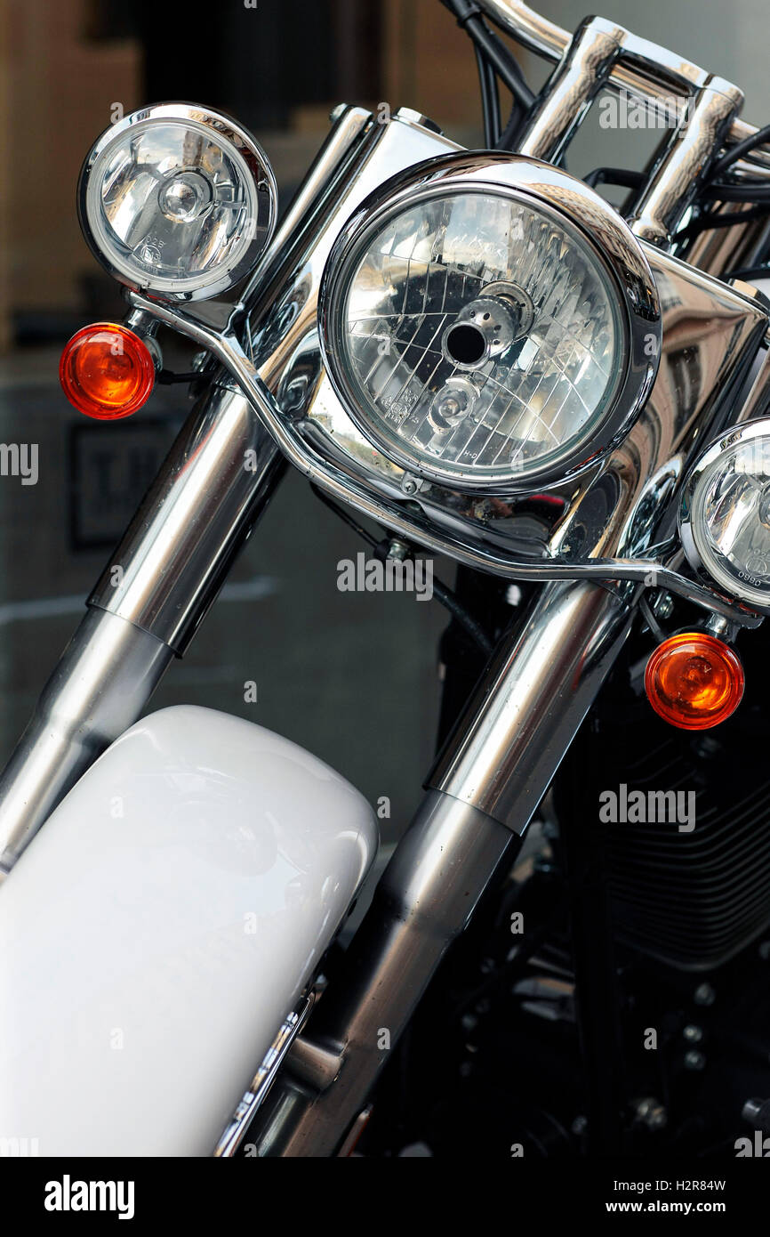 Motorrad-detail Stockfoto