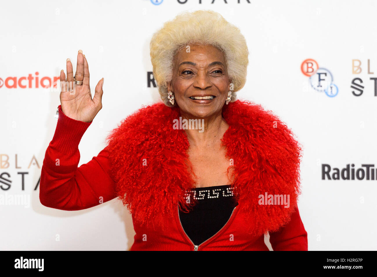 London, UK. 1. Oktober 2016. Nichelle Nichols, feiert Star Trek original Lieutenant Uhura in Star Trek bei 50 am BFI Southbank. London, UK. Bildnachweis: Raymond Tang/Alamy Live-Nachrichten Stockfoto