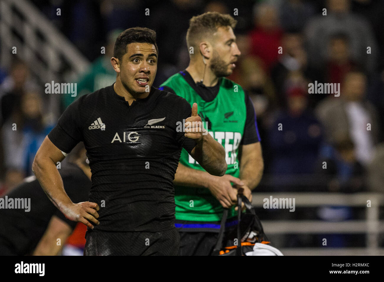 Buenos Aires Airies, Argentinien. 1. Oktober 2016. Internationalen match während der Rugby-Meisterschaft zwischen Argentinien gegen Neuseeland im Estadio José Amalfitani auf Samstag, 1. Oktober 2016 in Buenos Aires, Argentinien. Bildnachweis: Aktion Plus Sport/Alamy Live-Nachrichten Stockfoto