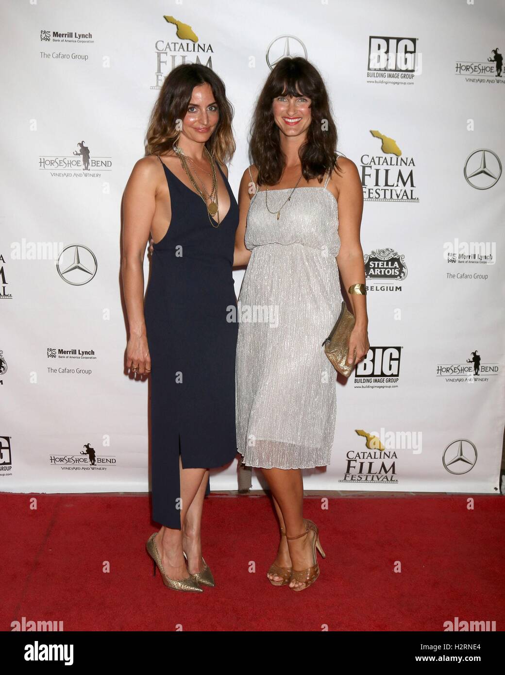 Avalon, ca. 30. September 2016. Natalie Taormina, Jennifer Mellon in Anwesenheit für Catalina Film Festival 2016 - Fr, Santa Catalina Island, Avalon, CA 30. September 2016. © Priscilla Grant/Everett Collection/Alamy Live-Nachrichten Stockfoto