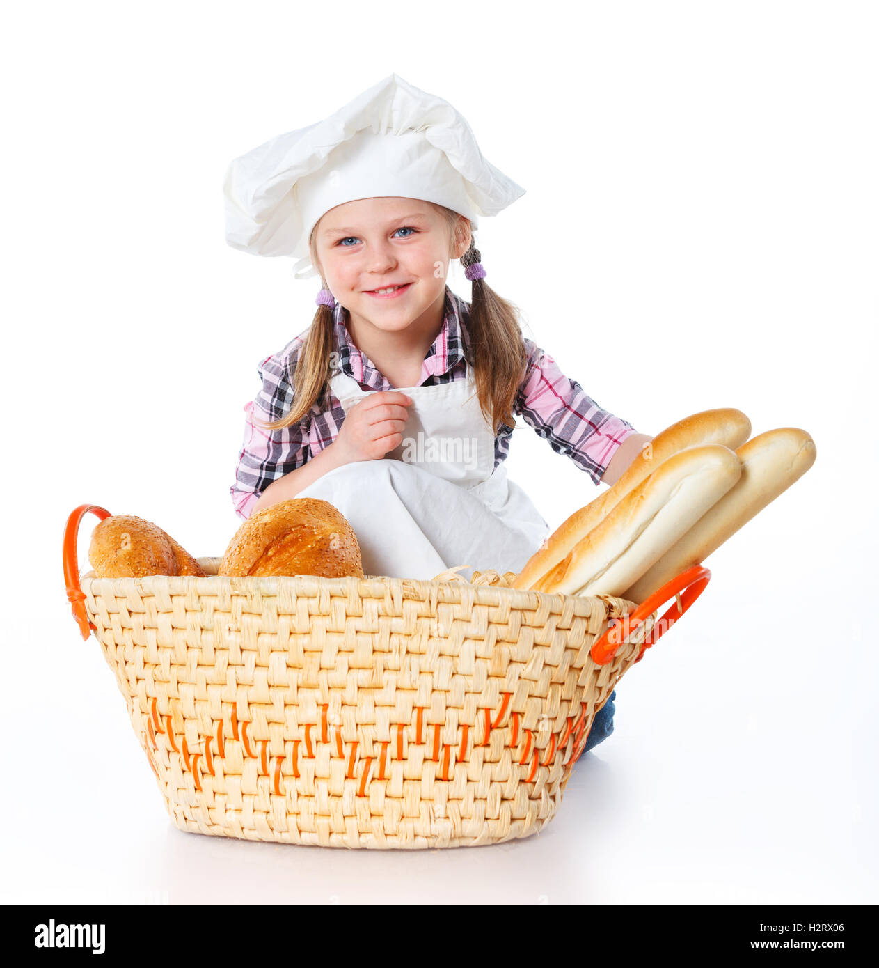 Kleine Bäcker. Stockfoto