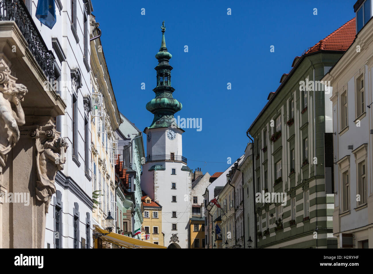 Bratislava, Slowakei - Michaelertor Stockfoto