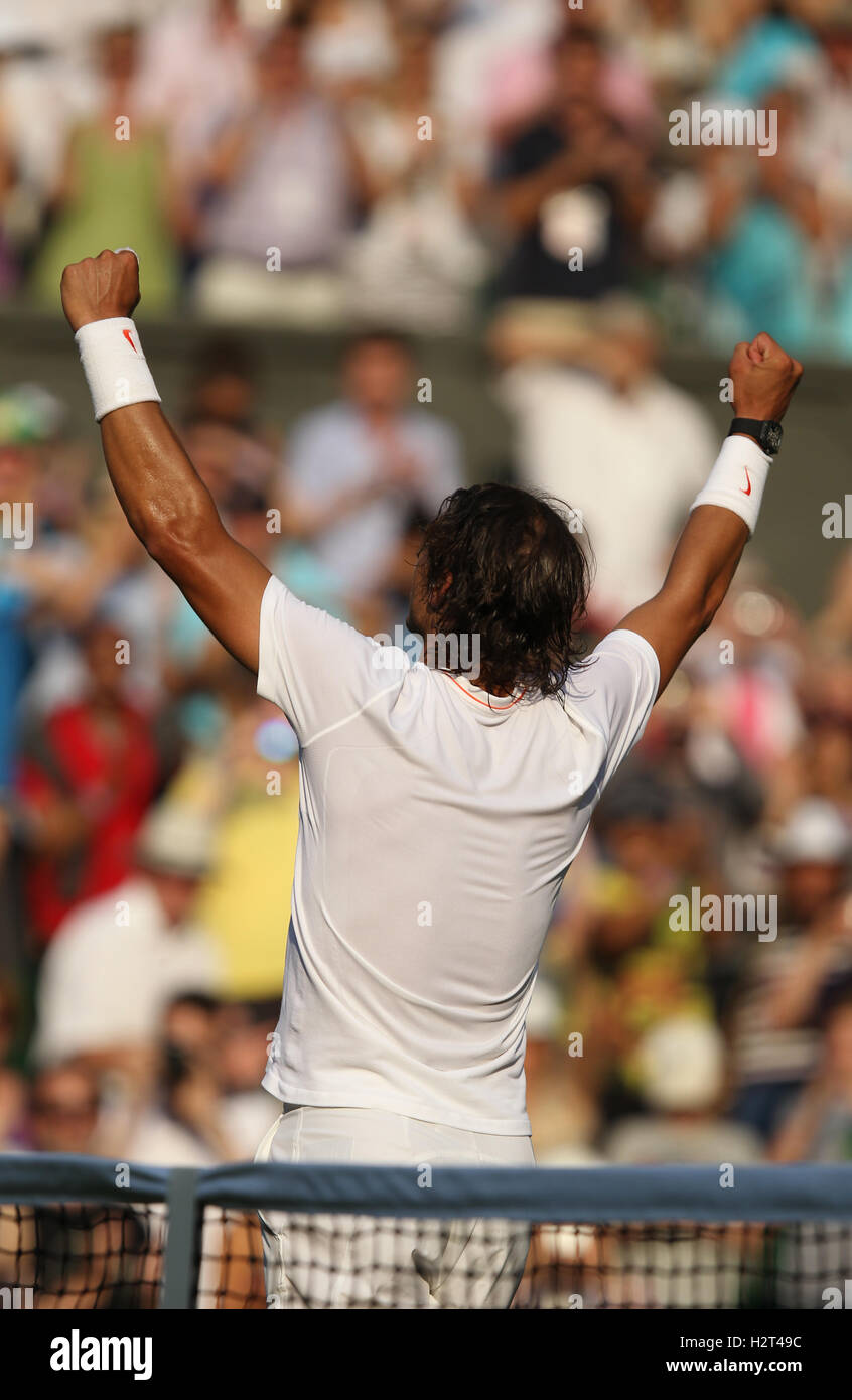 Rafael Nadal, Spanien, Wimbledon 2010 ITF Grand-Slam-Turnier, Wimbledon, England, Vereinigtes Königreich, Europa Stockfoto